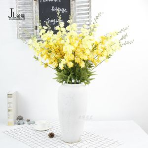 D-DE001 Suministros de Decoración para Bodas, <span class=keywords><strong>Delphinium</strong></span> Artificial con Tacto Real, <span class=keywords><strong>Delphinium</strong></span> Azul para Centros de Mesa y Decoración de Mesas de Boda - Product Image 3