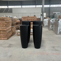 Jardinière en fibre de verre personnalisable, pots de fleurs, jardinières en fibre de verre, grand pot de fleurs d'extérieur