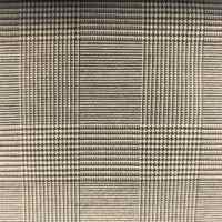 Tissu en microfibre tissé extensible 100% coton peigné, teint en fil, à motif pied-de-poule et écossais, pour robes, costumes pour garçons, filles et hommes