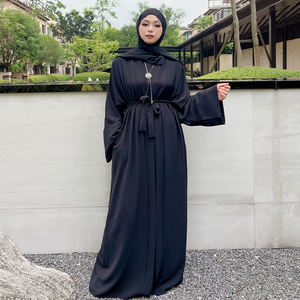 Loriya Set Abaya 2 Potong Laris Manis Pakaian Islami Pakaian Muslim Tradisional Abaya Dubai untuk Wanita Muslim Desain Abaya - Product Image 6