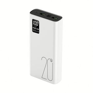 X619 Último Modelo, Banco de Energía de 22.5W con Salida Tipo C, Carga Súper Rápida, 20000mAh, Pantalla Digital, Capacidad Real, Micro USB, Pd Power - Product Image 1