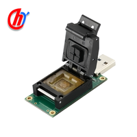 SM3350M SM3350 BGA Test Fixture | IC soket tes dengan Flip Cover Spring Pin | UFS153 to USB3.0 Converter | SM3350M