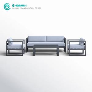 Poltrona di alluminio all'aperto moderna con la tavola laterale per il Patio dell'hotel del cortile o gli insiemi di conversazione del <span class=keywords><strong>balcone</strong></span> - Product Image 3