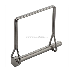 Perno di Bloccaggio a Molla, Perno di Sicurezza per Alberi, Diametro 1/4 di Pollice in 2 Forme: Quadrato e ad Arco per Rimorchi Agricoli - Product Image 1