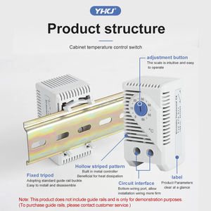 कैबिनेट मिनी थर्मोस्टेट KTO011 <span class=keywords><strong>KTS011</strong></span> सामान्य रूप से खुले/सामान्य रूप से बंद कॉम्पैक्ट यांत्रिक तापमान नियंत्रक - Product Image 4