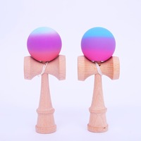 Juguete de Madera Premium Kendama Colorido, Juguetes Educativos para Exteriores, Regalos Deportivos, Kendama de Madera Personalizado Profesional, Juguete Clásico para Niños