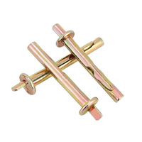 Vis de fixation pour plafond en plaques de plâtre, filetage M4, capacité 50 lb, tête amovible, acier galvanisé, diamètre 1/4 po, pour bricolage