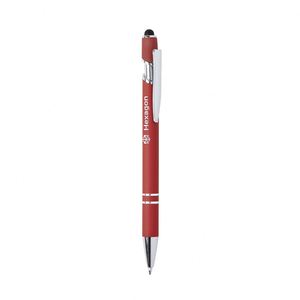 Bolígrafo Clásico Promocional de Metal con Punta Táctil de Goma y Aluminio, Portátil para Oficina, Escritura, Precio de Fábrica - Product Image 1