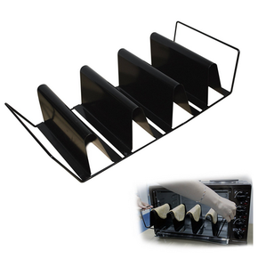 Toptan mükemmel bölme paslanmaz çelik Taco sahipleri çıtır Tacos ve sıcak köpekler tutucu - Product Image 4