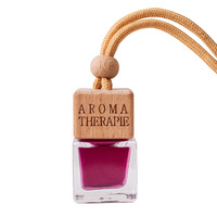 Pendentif diffuseur de parfum liquide pour voiture 8 ml, désodorisant en verre pour intérieur, élimination des odeurs, boîte d'emballage personnalisée sans logo