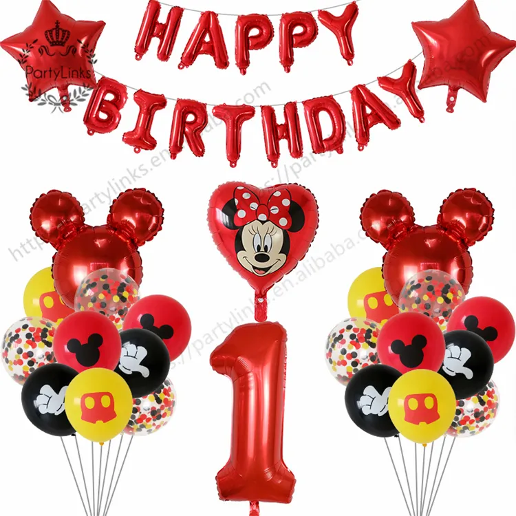 Andes vergeten Aanzetten Minnie Mouse Balloons Mickey Birthday Party Decorations Kids Ballon Number  Globos Baby Shower Confetti Latex Ball Toy Supplies - Buy Mickey Mouse  Party Supplies,Minnie Mouse Birthday Party Supplies,Party Kids Birthday  Product on