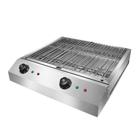 Grill électrique sans fumée écologique 220v/110v pour usage commercial, grilles de barbecue en acier inoxydable, petite machine à barbecue