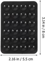 Support de téléphone adhésif en silicone à ventouse, amovible et réutilisable, fixation puissante pour selfies et vidéos
