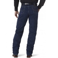 Venta al por mayor de jeans de mezclilla para hombre, corte recto, cintura media, lavado de color, temporada de primavera, ecológicos, casuales, elásticos, con estampado.