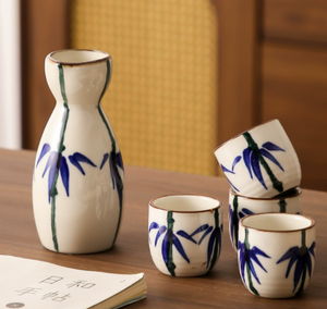 Tarros de <span class=keywords><strong>Sake</strong></span> de Porcelana Japonesa de 200ml al por mayor, Olla de <span class=keywords><strong>Sake</strong></span> de Cerámica Pintada a Mano con Juegos de Tazas para Restaurantes de <span class=keywords><strong>Sushi</strong></span> y Cafés - Product Image 4