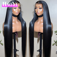30 Zoll Rohe Vietnamesische Echthaar-Perücken mit Lace Front, Großhandel, Mink Brasilianisch, 13x6, Knochenglatt, Naturfarbe, HD Lace Frontal Perücken