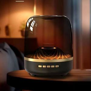 Mini altavoz inalámbrico portátil, caja de música de sonido estéreo Usb, altavoz Bluetooth de plástico de moda transparente con lámpara - Product Image 6