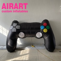 Manette gonflable décorative suspendue, manette gonflable pour jeu