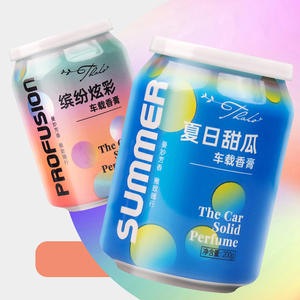 Parfum de voiture solide Thalo Summer 200g, parfum longue durée pour utilisation en véhicule - Product Image 1