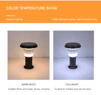 Éclairage solaire de jardin extérieur étanche IP65 LED pour pelouse