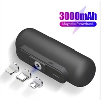 Banco de energía de carga rápida 3 en 1 magnético para iPhone y para Samsung 20W salida impermeable Mini cargador de teléfono celular