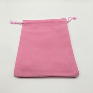 Sacs à cordon en velours violet standard 15*20cm en gros pour colliers de pierres précieuses, lunettes, fêtes et cadeaux de mariage - Product Image 3