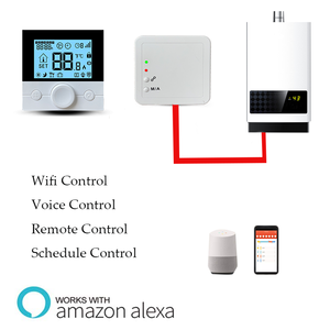 Nuevo Termostato Inalámbrico WIFI Programable por Radiofrecuencia para Calefacción por Suelo Radiante, Caldera de Gas, <span class=keywords><strong>Opentherm</strong></span>, Pantalla LCD para <span class=keywords><strong>Tuya</strong></span> - Product Image 6