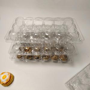 Contenedor ligero y transparente para 30 <span class=keywords><strong>huevos</strong></span> de codorniz, fácil de transportar, para uso en tiendas de <span class=keywords><strong>huevos</strong></span> frescos y la industria de catering. - Product Image 6