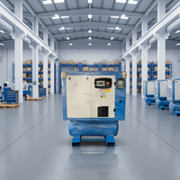 Compresseur d'air industriel 4-en-1 de 15 kW (20 CV) avec sécheur, pompe et moteur stationnaire pour machine de découpe laser - Vente en gros