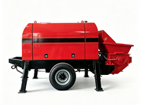Pompe à béton électrique à commande électrique, facile à utiliser pour les travaux de coulage en intérieur et en extérieur