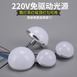 หลอดไฟ LED อะลูมิเนียม ขั้วเกลียว M10 สำหรับไฟเพดาน พร้อมน็อตในตัว - Product Image 3
