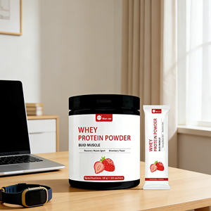 תוסף מס גיינר על בסיס מי גבינה, 50 גרם חלבון, 600 קלוריות/מנה, תערובת להכנה מהירה, ללא תוספים מלאכותיים, OEM/ODM מתקבלים, בעל תקן GMP - Product Image 2