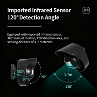 Nouvelle sonnette étanche à détecteur de mouvement infrarouge, bouton d'appel sans fil pour personnes âgées, alarme domestique sans fil