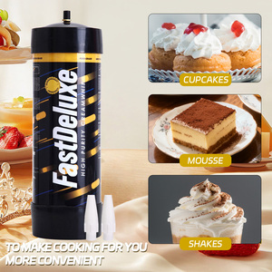 Cartouche de gaz jetable en métal haute pureté FastDeluxe pour distributeurs de crème fouettée - Product Image 2