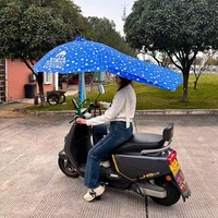 Vente d'usine : Vélo électrique avec parapluie |   Pare-soleil imperméable avec revêtement argenté, design résistant au vent