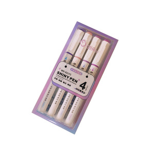 Chất Lượng Cao Lấp Lánh Sao Sinh Viên Ánh Sáng <span class=keywords><strong>4</strong></span> Trong 1 Bút Màu Tranh Doodle Máy Tính Xách Tay Tập Trung Đánh Dấu <span class=keywords><strong>Highlighter</strong></span> Bút - Product Image 1