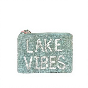 Lake Vibes Design Customized <b>Seed</b> Beaded Coin Pouch Wallet Beautiful Coin Purse with Fashionable Accessory Features - Product Image 1
