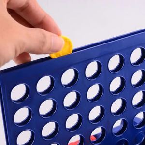Jeu de société classique en plastique pour enfants : Connecter 4, entraînement cérébral - Product Image 3