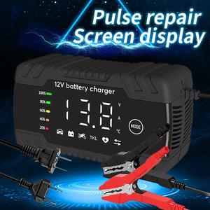 12V6A แบตเตอรี่รถยนต์รถจักรยานยนต์เครื่องชาร์จแบตเตอรี่สมาร์ทชีพจรเครื่องชาร์จแบตเตอรี่ตะกั่วกรดผลิตภัณฑ์เทคโนโลยีล่าสุดต้นฉบับ - Product Image 2
