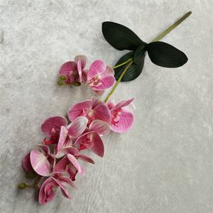 L-200 <span class=keywords><strong>de</strong></span> orquídeas para decoración del hogar, maceta <span class=keywords><strong>de</strong></span> 9 cabezas <span class=keywords><strong>de</strong></span> látex con hojas, para boda, nuevo estilo - Product Image 5