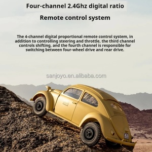 Voiture télécommandée RC 1/12 TYPE82E Beetle, électrique, 4x4, en métal, simulation d'escalade, avec chargeur, prête à l'emploi - Product Image 6
