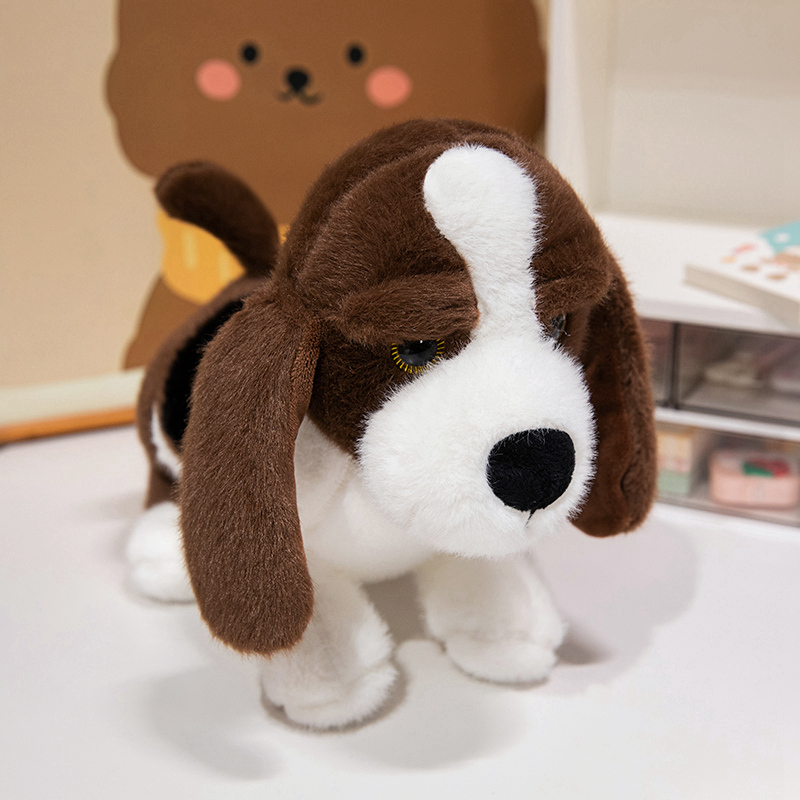 Juguete de peluche de basset hound