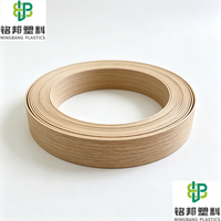 Bande de chant PVC écologique très vendue, finition mate ou brillante personnalisée, durable, pour meubles de cuisine et de chambre