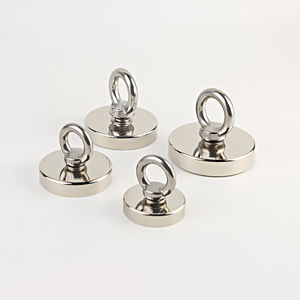 Imanes de Pesca Industriales de Alta Calidad, N35 Neodimio NFeB, Fuertes e Indeformables, en Forma de Olla/Taza, Recubiertos de Níquel, Magnetismo Axial - Product Image 5