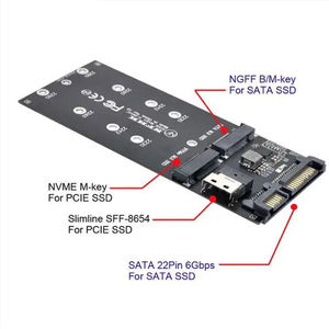 <span class=keywords><strong>Adaptador</strong></span> M.2 <span class=keywords><strong>SATA</strong></span> SFF-8643 <span class=keywords><strong>a</strong></span> NVME, convertidor de SSD <span class=keywords><strong>SATA</strong></span> <span class=keywords><strong>a</strong></span> NGFF <span class=keywords><strong>M2</strong></span>, tarjeta de expansión para placa base de PC de escritorio - Product Image 3