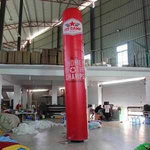 ท่อลมสีแดงแบบพองลมสำหรับงานโฆษณาภายนอกอาคาร - Product Image 1