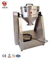 Mélangeur à tambour rotatif miniature de laboratoire DZJX, vente chaude, 5L, petite machine à mélanger les poudres, simple ou double cône