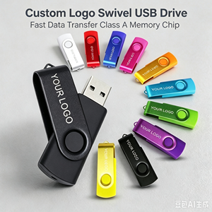 Personalised <strong>Usb</strong> Flash Drive 2.0 <strong>Memory</strong> <strong>Stick</strong> 128MB 256M 512M Pen Drive Swivel Memorias <strong>Usb</strong> <strong>Stick</strong> 1G-64GB Rotating Pendrive - Product Image 3