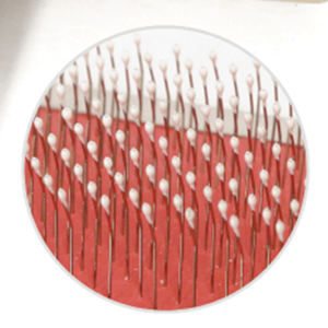 Peine de aseo para mascotas de madera de una sola cara, con cerdas de acero inoxidable, 18.5*12cm, más grande y denso - Product Image 5