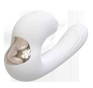 Consolador vibrador para mujeres, Juguetes sexuales, consoladores, pareja, lesbiana, inalámbrico, doble cabeza, tipo C, succión, clítoris vaginal, masturbación orgásmica - Product Image 2